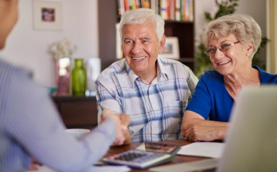Old couple successfully consolidated their pensions with the help of an advisor.